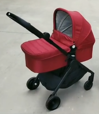 Baby stroller is a lightweight folding bidirectional baby stroller that can sit and lie down in a high landscape for newborns