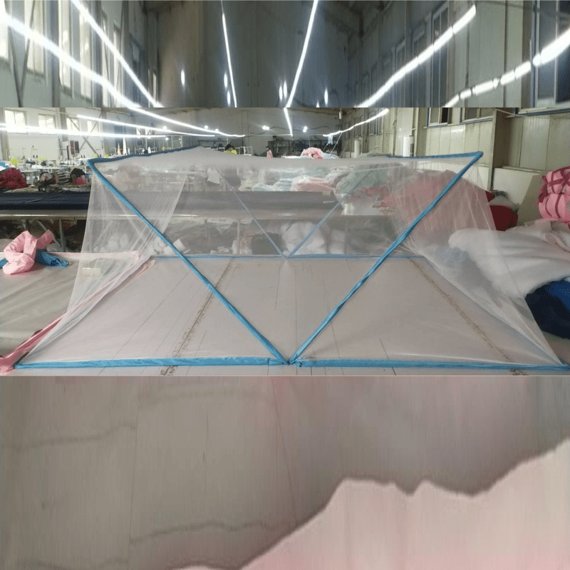 Wholesale Net Portable Folded Mesh Fabric Mosquito Bed Mosquito Net Foldable for Adult & Children Portable Folding Mosquito Net