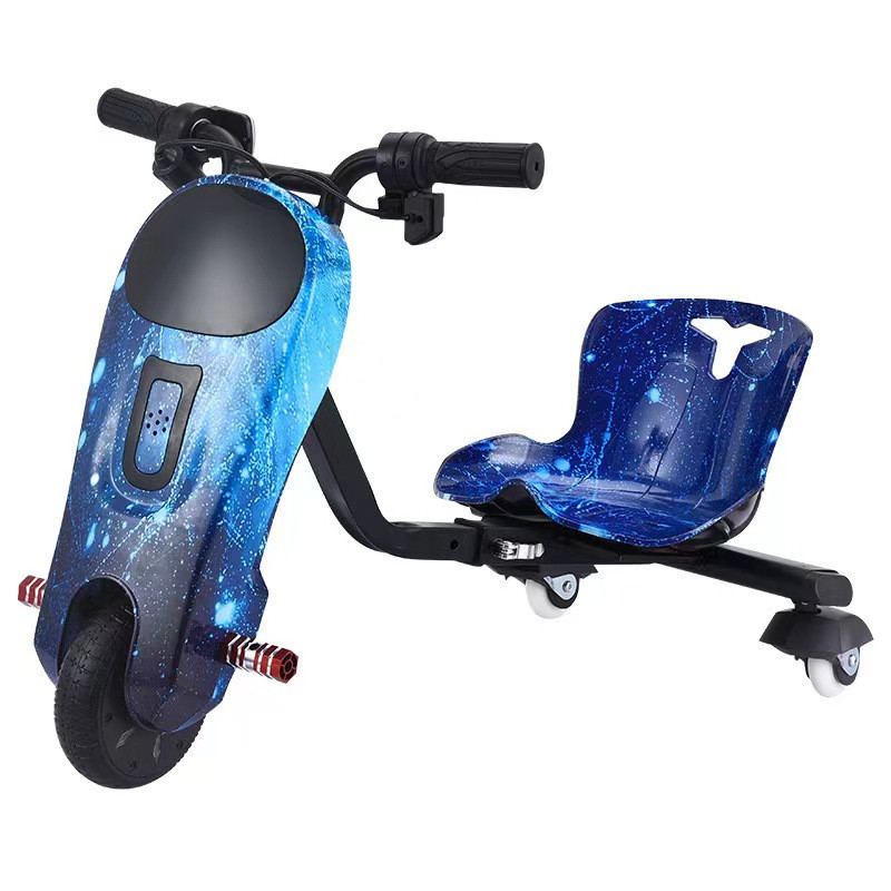 360 Rotating drift scooter  36v tires  drift cart for adult 150w go kart table top