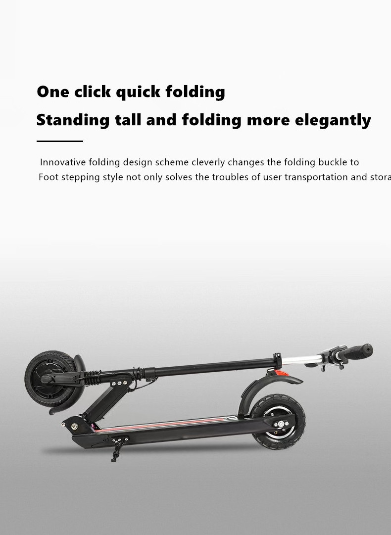 Custom Electric Mobility Scooter 36V Kick 8inch Wheel Foldable Electric Scooter For Adult