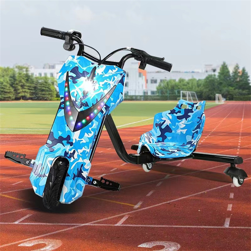 Kids 3 wheels 8 inch size  drifting Electric tricycle Scooter with CE certificate for sale drift trikes 36v powerful motor