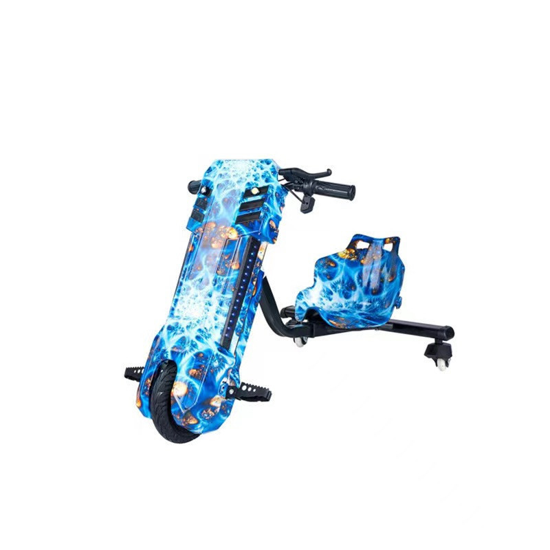 New Children's 360 degree Rotating Tricycle Adjustable Adult Electric Drift Car 36V 350W Crazy Kart