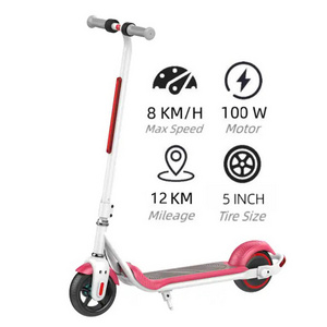 Eu warehouse Powerful children E- scooter scooter with foot brake 5 inch Electric Scooter