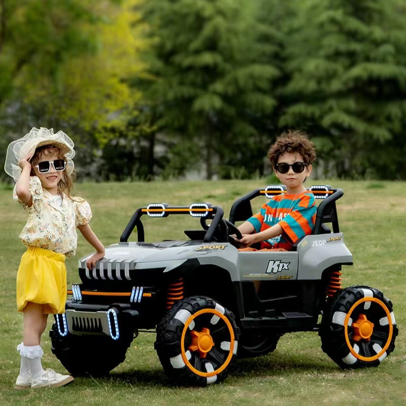 12v luxury 2 seater electric car  big battery baby toy car kids off road ride on car for kids to drive