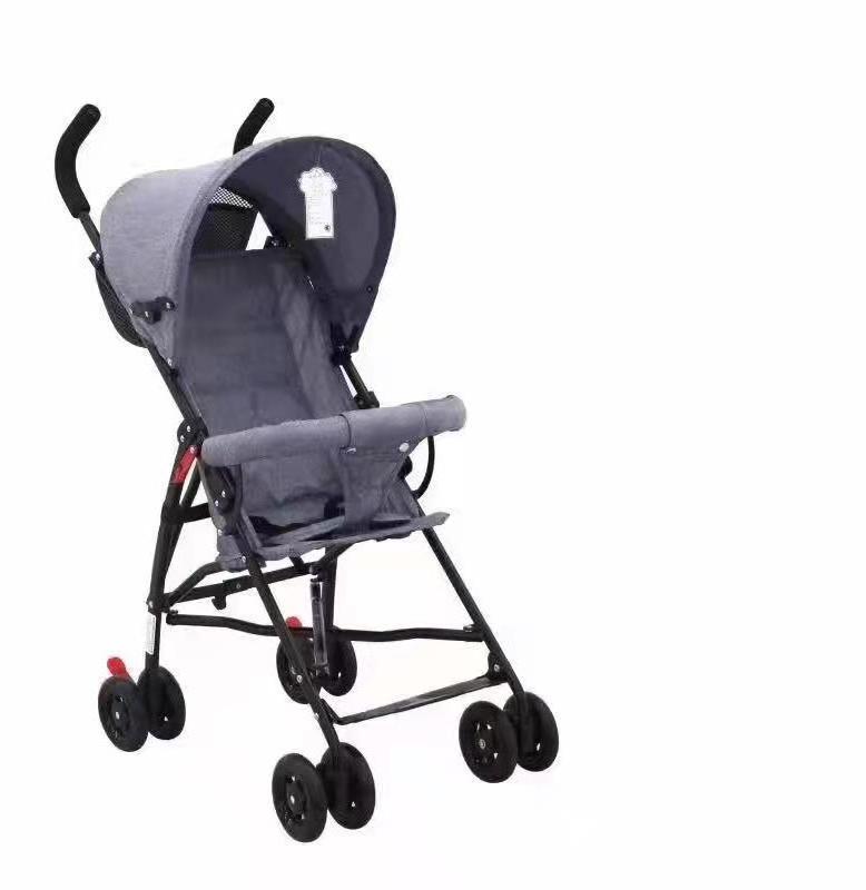 2022 Factory Direct Sale Baby Stroller 4 Wheels Lightweight Small Folding Cheap Baby Stroller