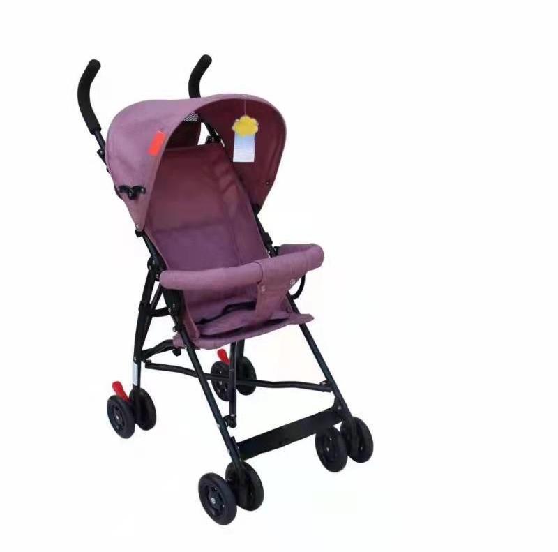 2022 Factory Direct Sale Baby Stroller 4 Wheels Lightweight Small Folding Cheap Baby Stroller