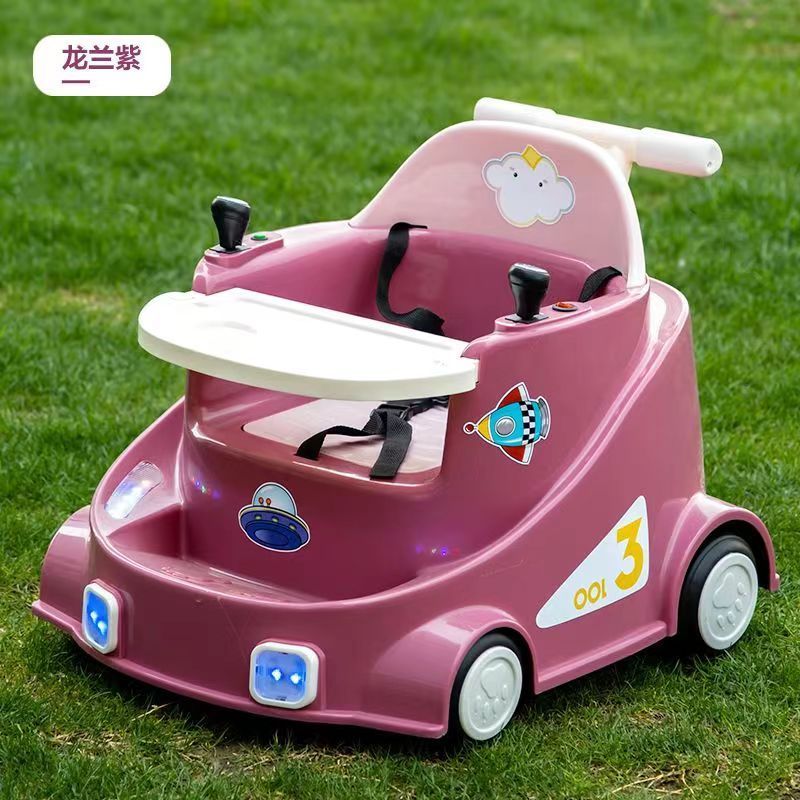 Multifunctional children's indoor car walker  dining chair sliding car