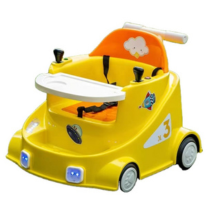 Multifunctional children's indoor car walker  dining chair sliding car