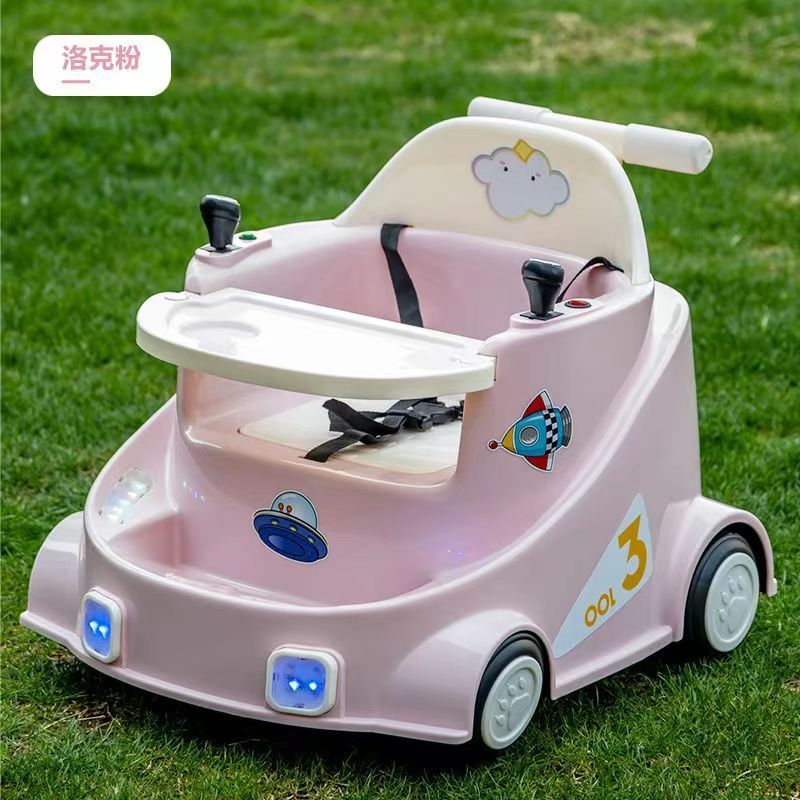 Multifunctional children's indoor car walker  dining chair sliding car