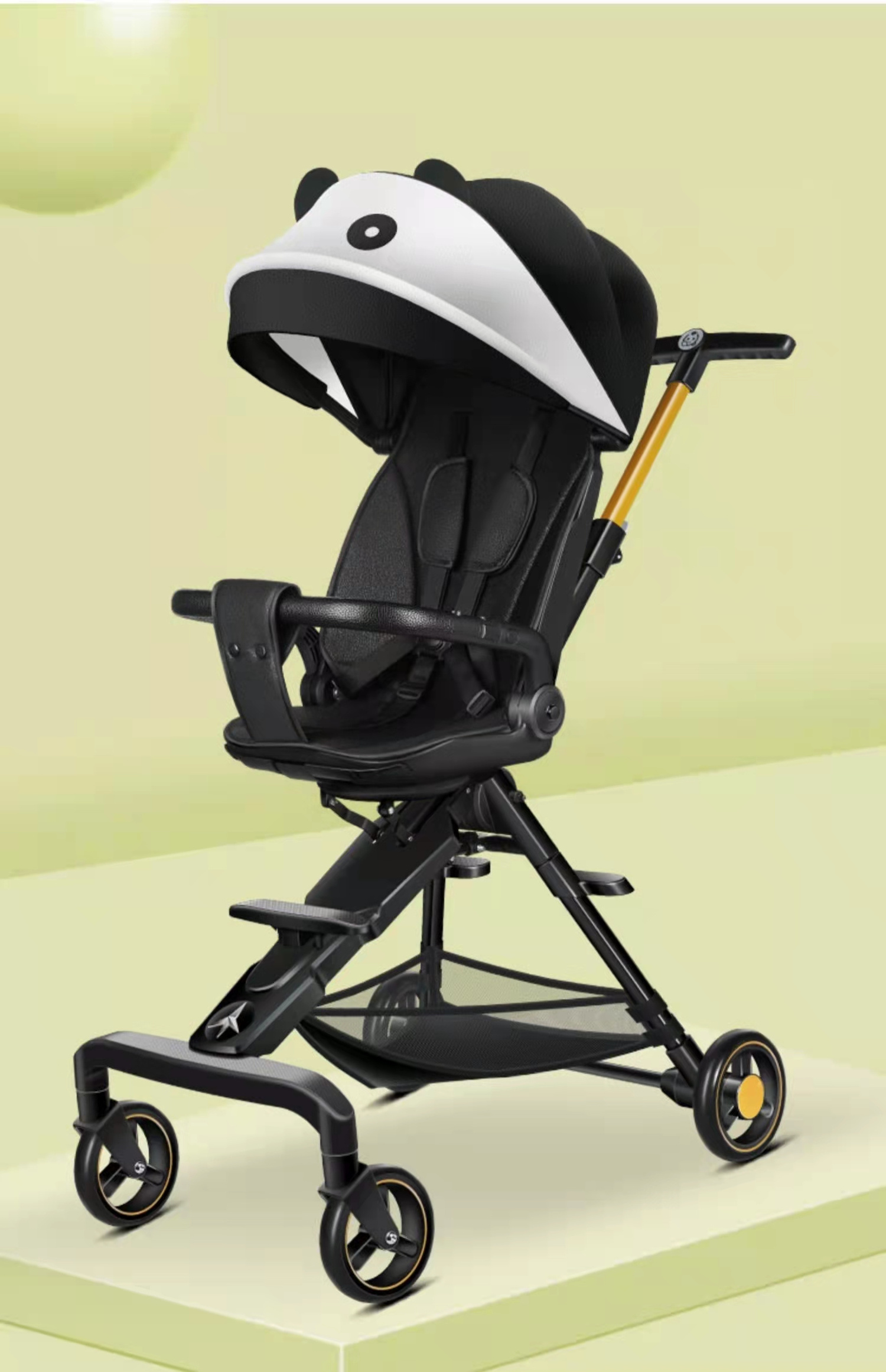 Luxury Baby Stroller High View Foldable Baby Pram Carrier Directly Sale 3 in 1 360 degrees turn baby stroller