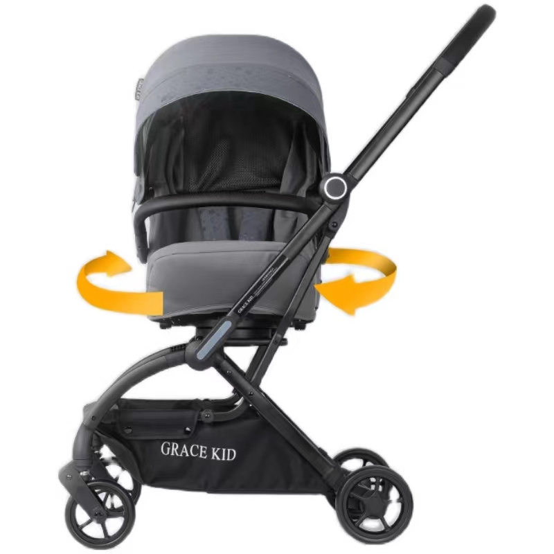 wholesale classical baby stroller  3 in 1 seat rotates 360 degrees baby pram / stroller for baby