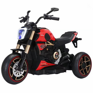 Hot sale boys and girls ride on toy children electric 3 wheels motorcycle for kids electric motorbike