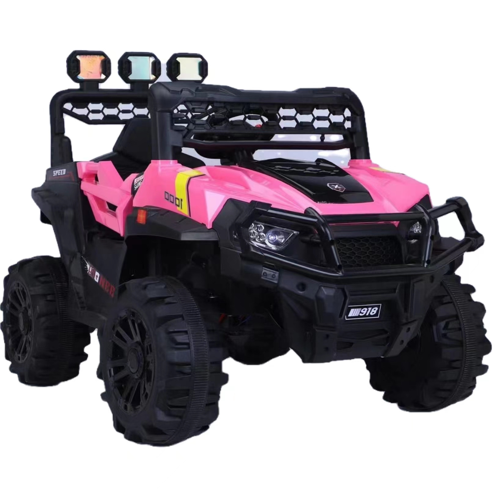 New Design Factory Wholesale Price High Quality Kids Car Electric Four Wheel Off-Road Vehicle pink Jeep