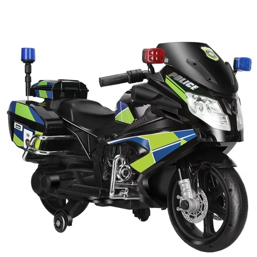 New Children's Electric  motorcycle kids electric bike police motorcycle Two wheels  ride on car