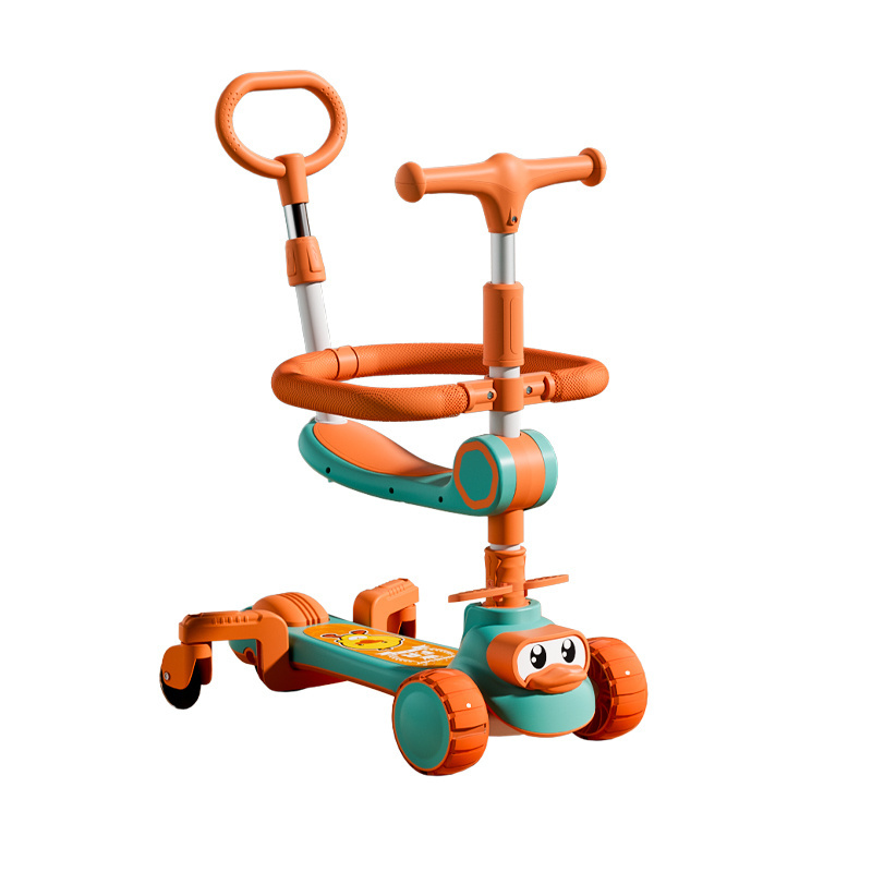 finger bike scooter on toys flash folding children's balance scooter walk scooter toys gift children's balance bike