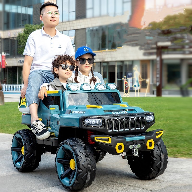 New oversize 24V battery powerful 4 seater kids ride on utv big electric car