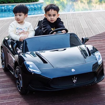 Wholesale license kids electric toy car battery power rechargeable ride on car for baby