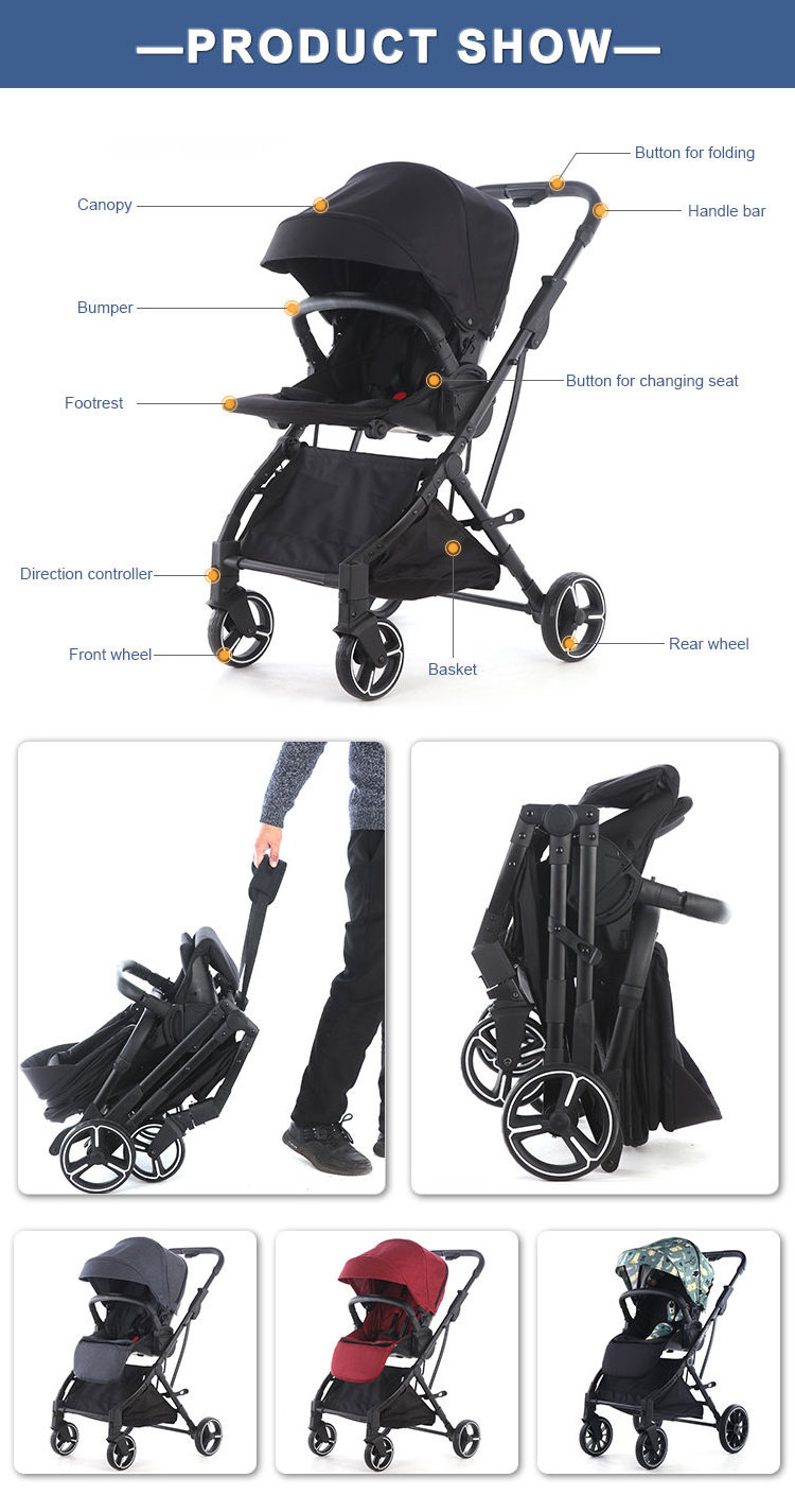 Portable foldable stroller best sale