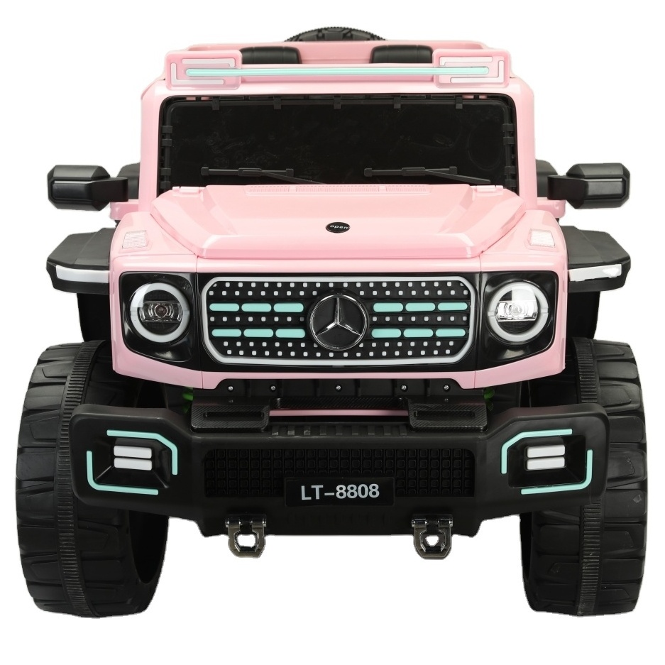 2024 New Mode outdoor game  Rocking function pink kids electric car for boys and girls