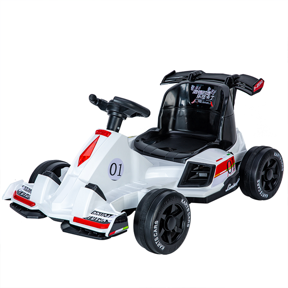 2022 latest double drive battery electric go kart children's 6V electric go kart for kids