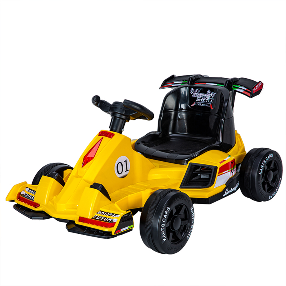 2022 latest double drive battery electric go kart children's 6V electric go kart for kids