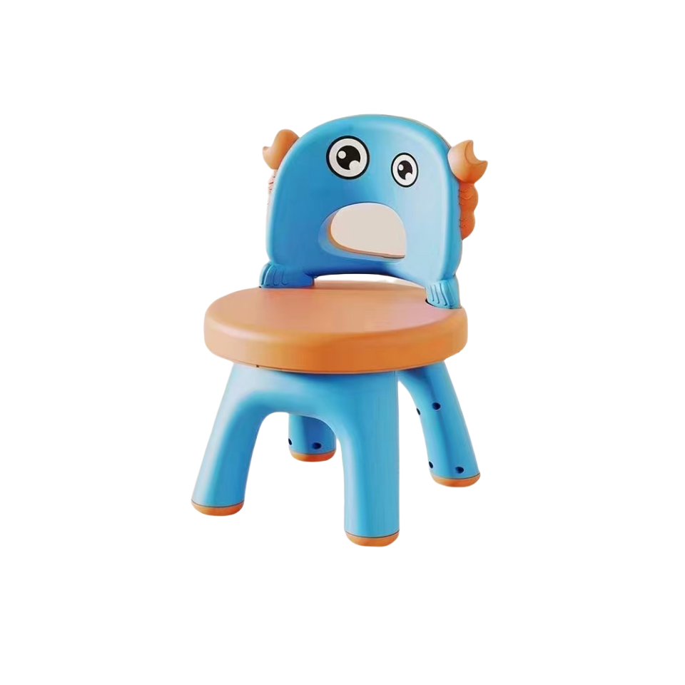 Preschoolers Learning Eating Sitting Baby Chair Multi-color Cartoon Shape Chair Student Dinning Low Chair