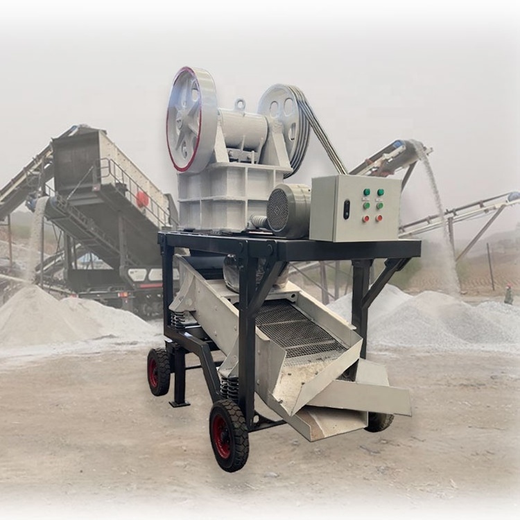 Rockwell Mini Stone Rock Jaw Crusher Mobile Iron Ore Crusher Stone Crusher Machine