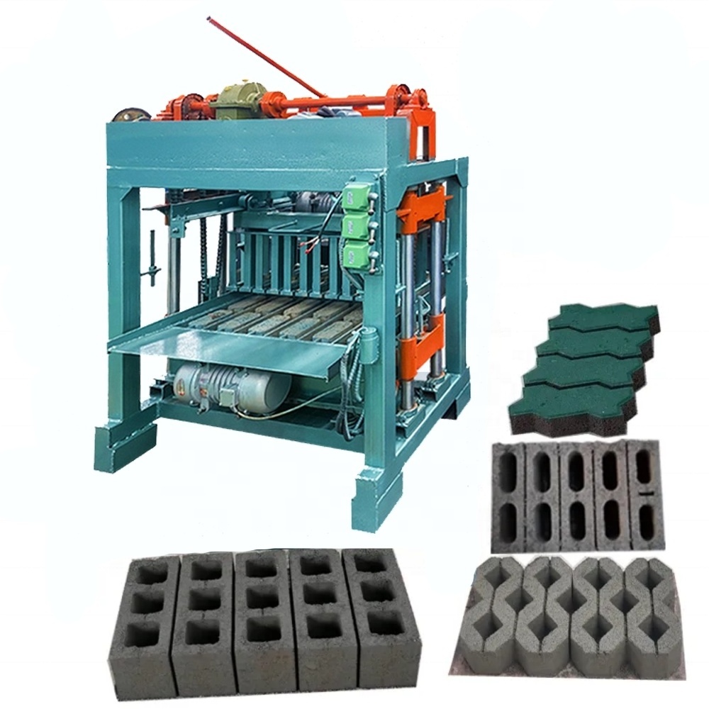 Low Cost Semi-Automatic Cement Block Making Machine Manual Interlocking Brick Machine Brick Laying Machine Price