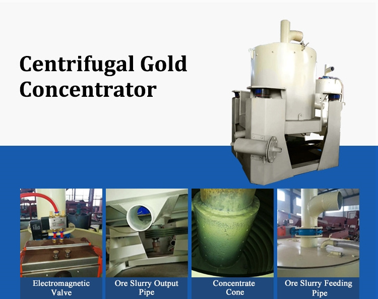 High Recovery Fully Automatic Gold Mining equipment Centrifugal Gravity Concentrator gold centrifugal separator