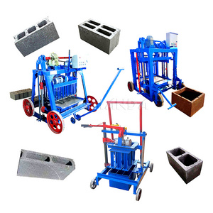 ecological diesel hollow blocks and bricks making machine mobile mud brick machine price for building bricks