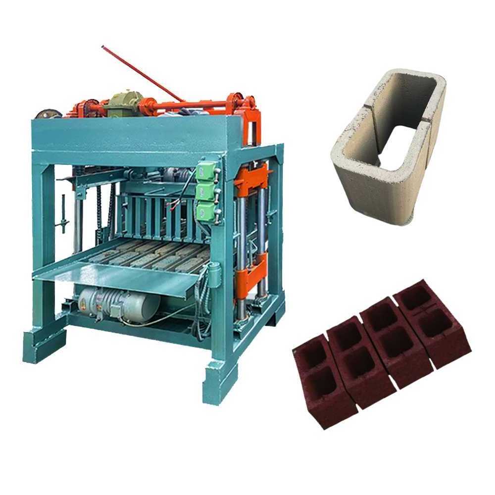 Small Scale Cement Pavement Block Bricks Making Machine 4-30A Brick Moulding Machines 2023 Hot Sale