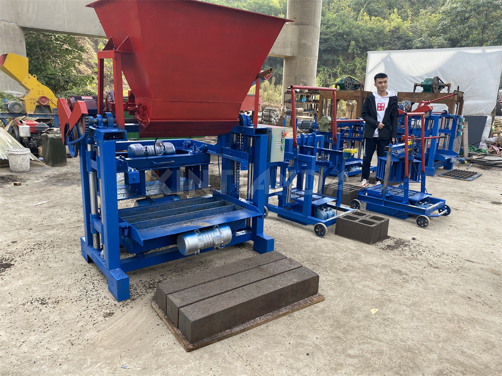 Low Price Hydraulic Interlocking Brick Machine Automatic Diesel Seedling Bed Soil Press Brick Making Machine Manufacturers