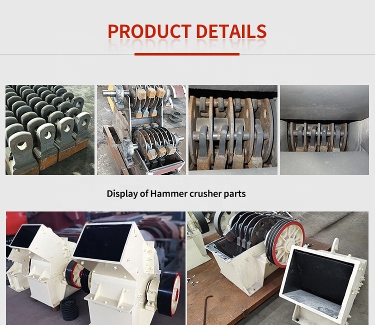 Factory Supply Stone Soil Hammer Crusher Wholesale Stone Crusher Price Small Hammer Crusher for Sale