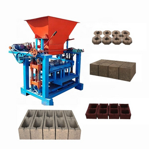 Low Price Hydraulic Interlocking Brick Machine Automatic Diesel Seedling Bed Soil Press Brick Making Machine Manufacturers