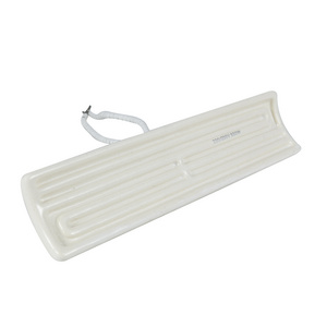 Curved infrared ceramic heating element for sauna house