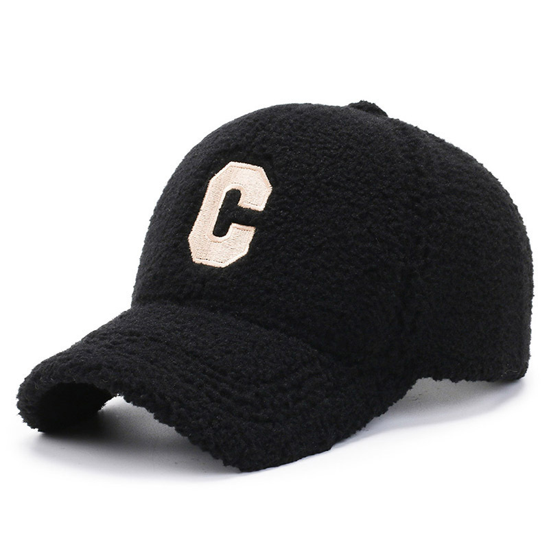 Wholesale Custom Logo Embroidered Baseball Hats For Men Women Vintage Fur Sherpa Luxury Berber Fleece CashmereBaseball Hat Cap