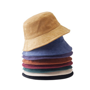 Small order Custom Corduroy Fisherman Sun Bucket Hat