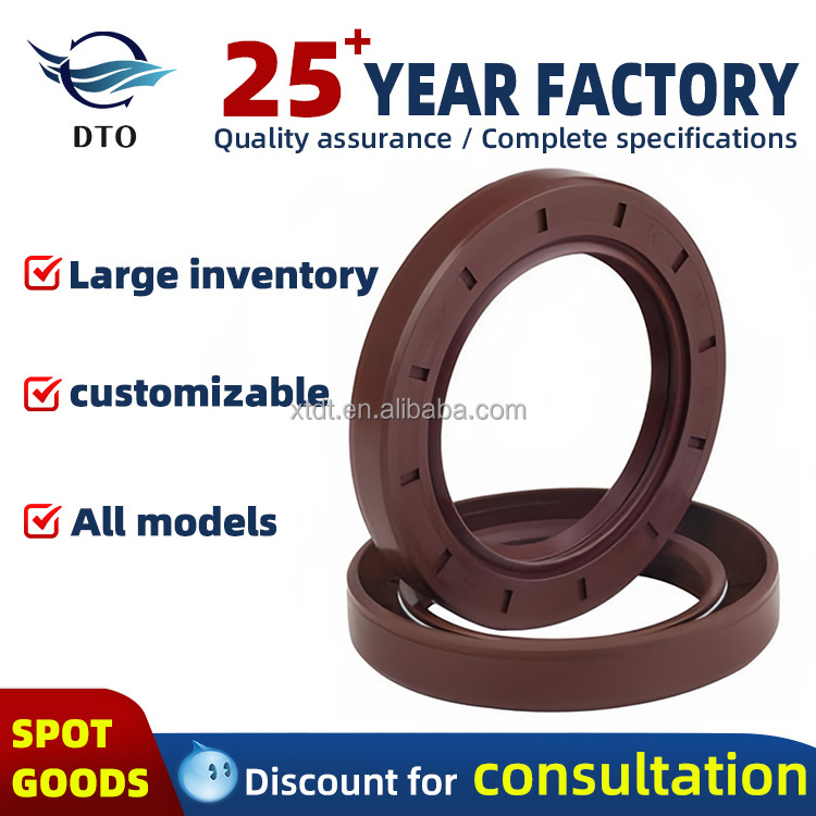 DTO Colorful Hydraulic Seal/motorcycle Seal/front Crankshaft Fkm Oil Seal