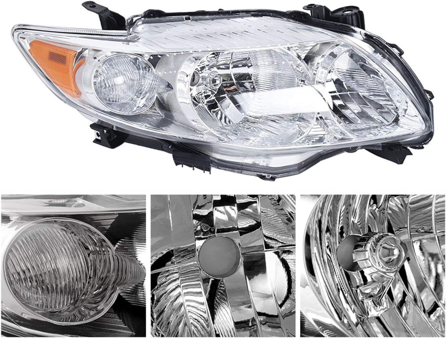 Custom Wholesale Auto Headlight Car Front Light Headlamp for 2009-2010 Toyota Corolla