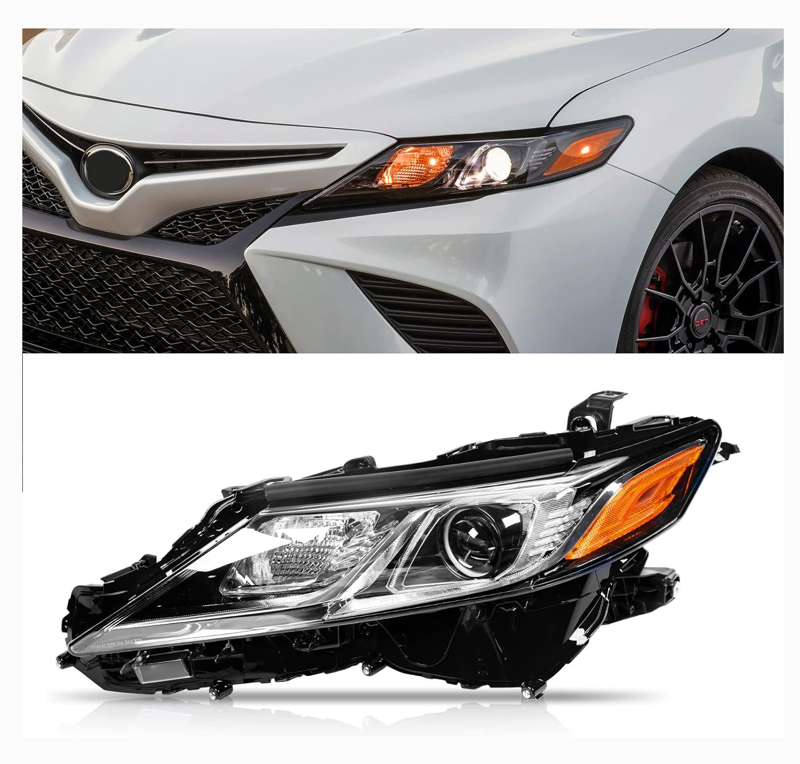 Wholesale Custom Assembly Compatible Auto LED Headlight for 2018-2022 Toyota Camry