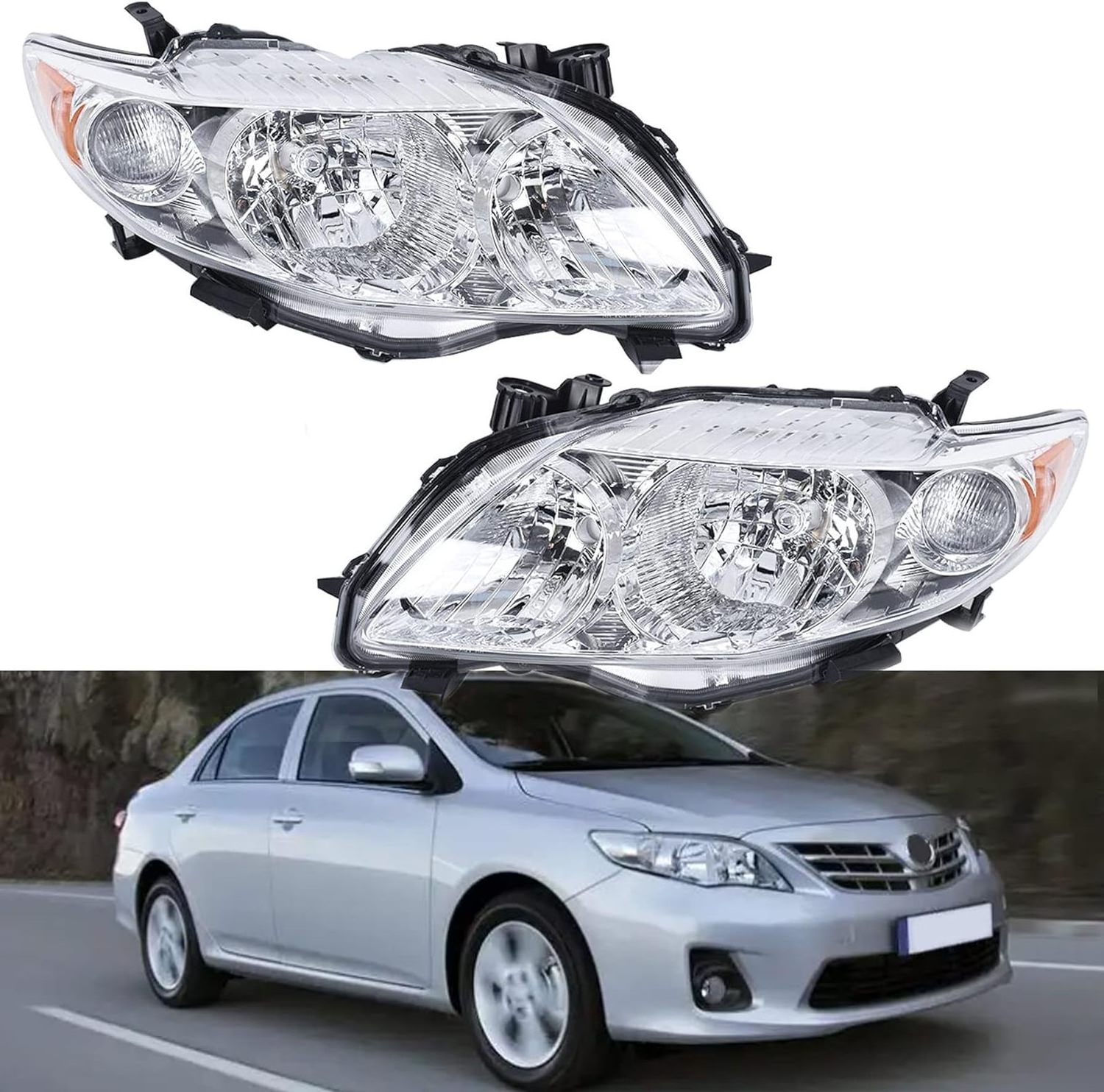 Wholesale Custom High Quality Auto Head Lamp LED Headlight for 2009-2010 Toyota Corolla