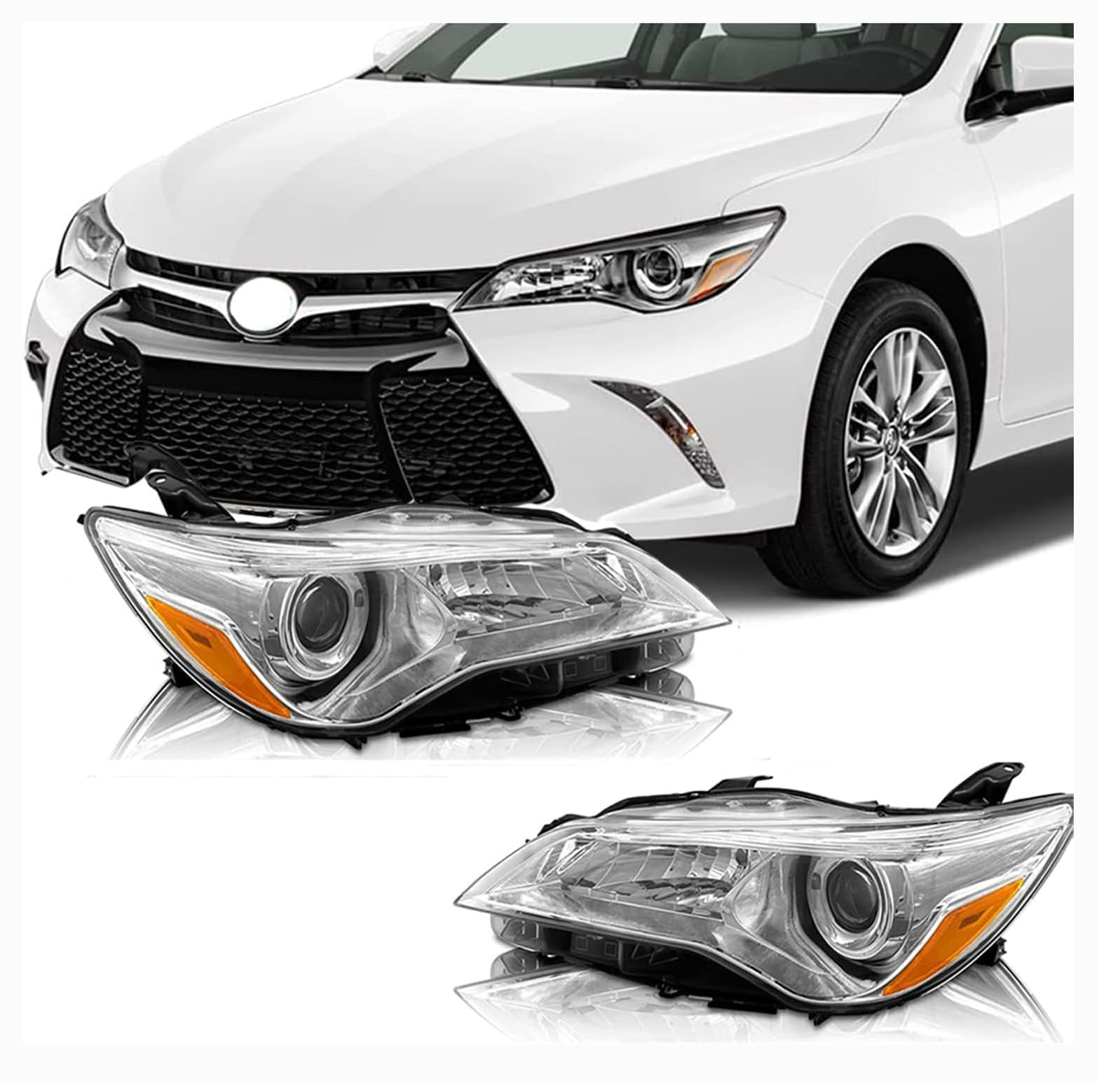 Wholesale Custom Assembly Car Light Accessories LED Headlights for 2015 2016 2017 Toyota Camry