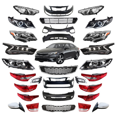 Factory Wholesale Auto Parts Body Kits Car Headlight Tail Lamp Grille Front Bumper for KIA K2 K5 Sorento