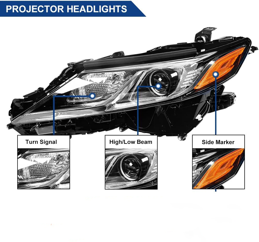 Wholesale Custom Assembly Compatible Auto LED Headlight for 2018-2022 Toyota Camry