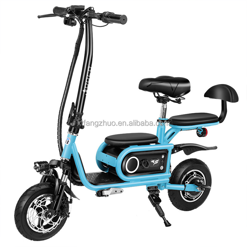 foldable wholesale 2024 new hotsale 500w big motor  36v/48v 10a max load 200kg fast electric scooter with seat