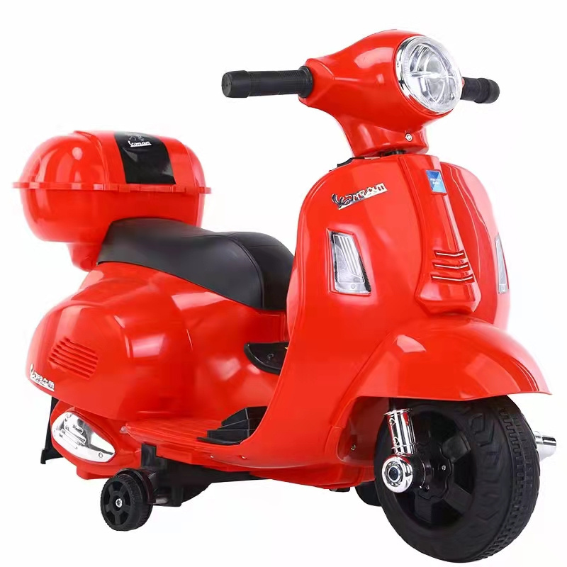 cheap kids ride on electric cars toy for wholesale new model mini vespa GTS 6V baby ride on motorcycle