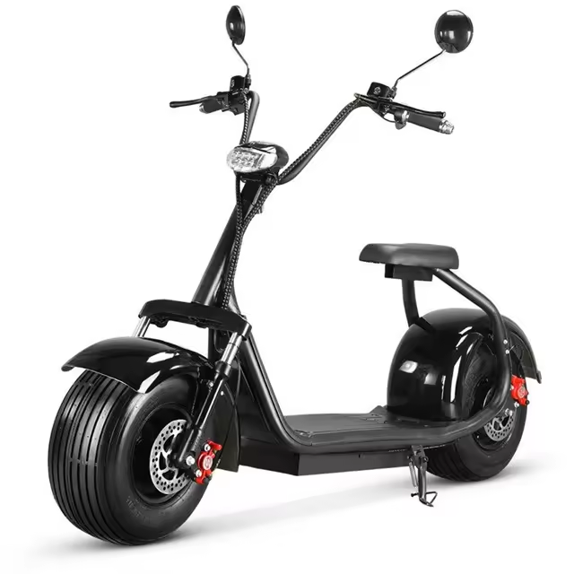 Low Price Fat Tire Electric Scooter Retro Motorcycle City Riding Electric Scooters 1500W Fat  E Scooters