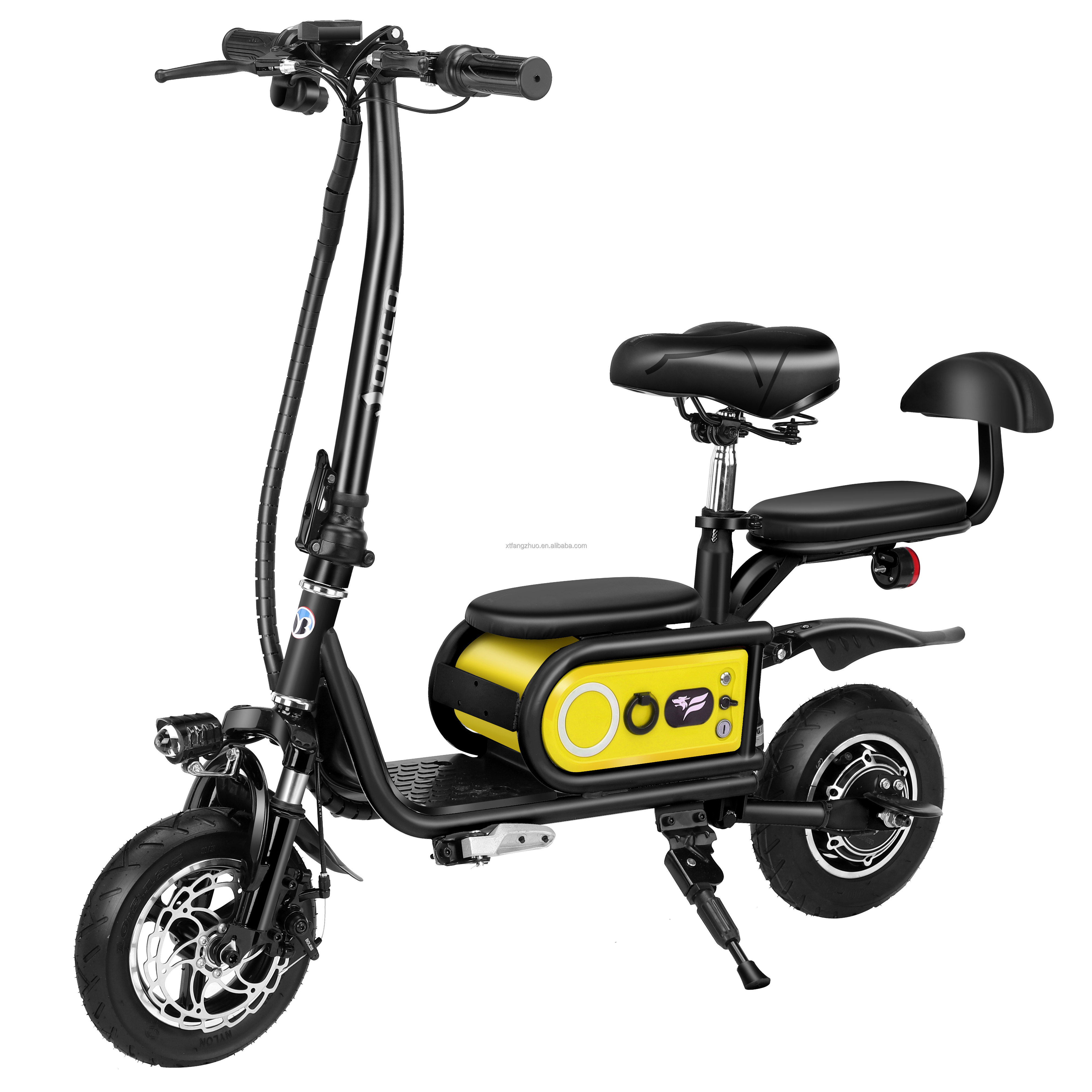 foldable wholesale 2024 new hotsale 500w big motor  36v/48v 10a max load 200kg fast electric scooter with seat