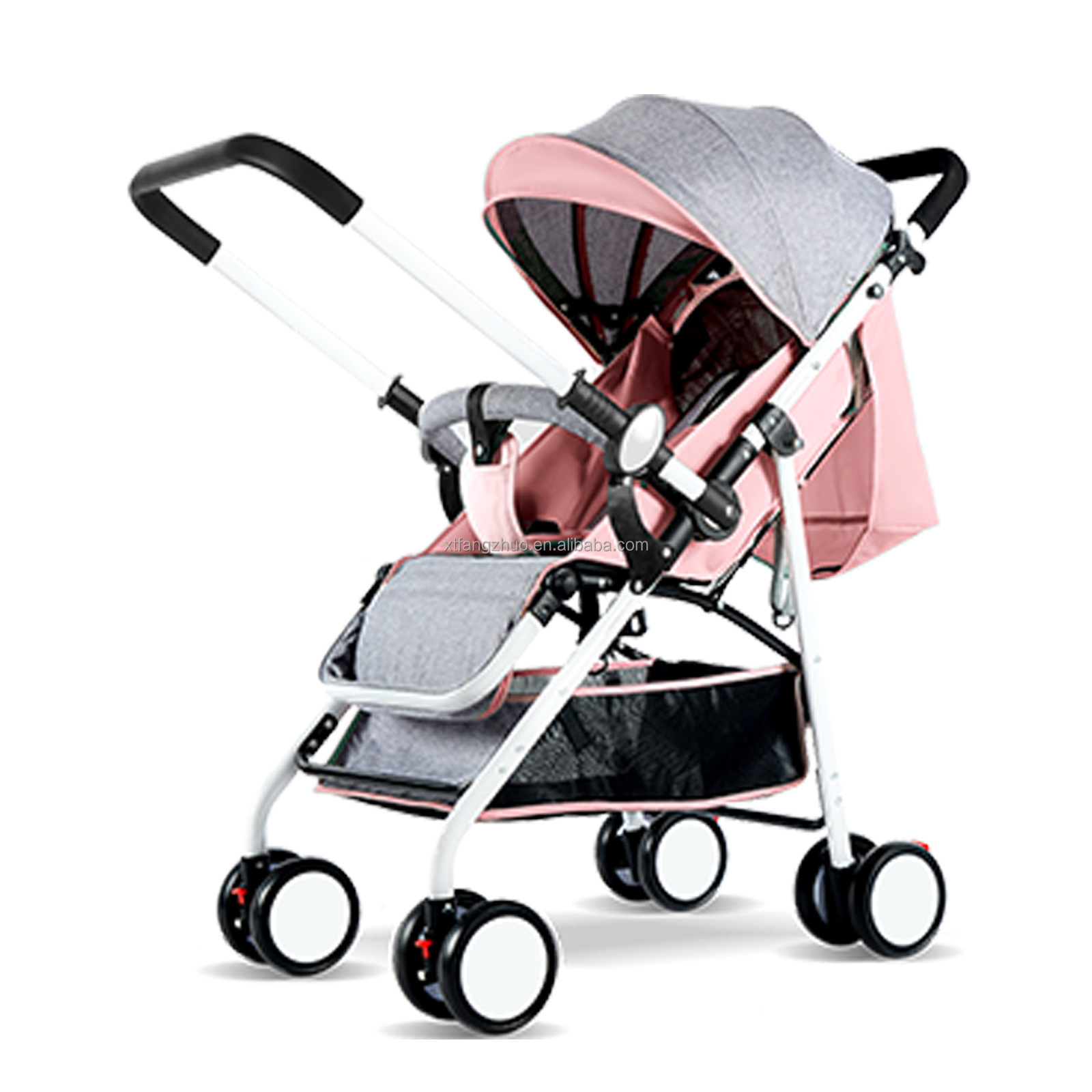 Cheapest baby stroller 4 in 1 for 0-3 years babies pure cotton cloth wholesale price oem high quality baby push car stroller