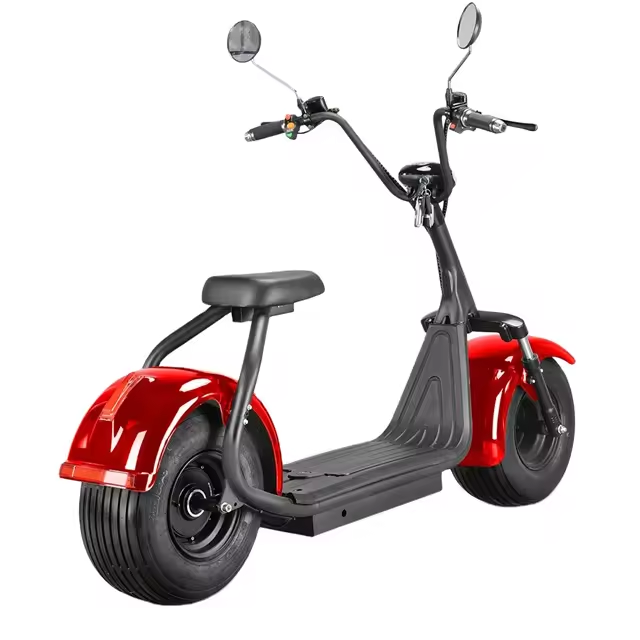 Low Price Fat Tire Electric Scooter Retro Motorcycle City Riding Electric Scooters 1500W Fat  E Scooters